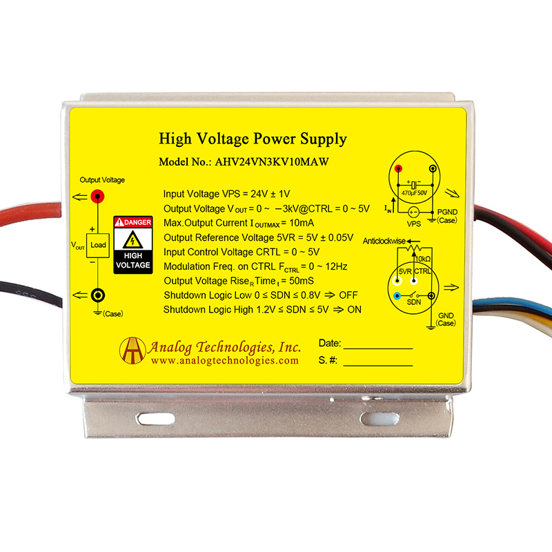 24V Input High Voltage Power Supply