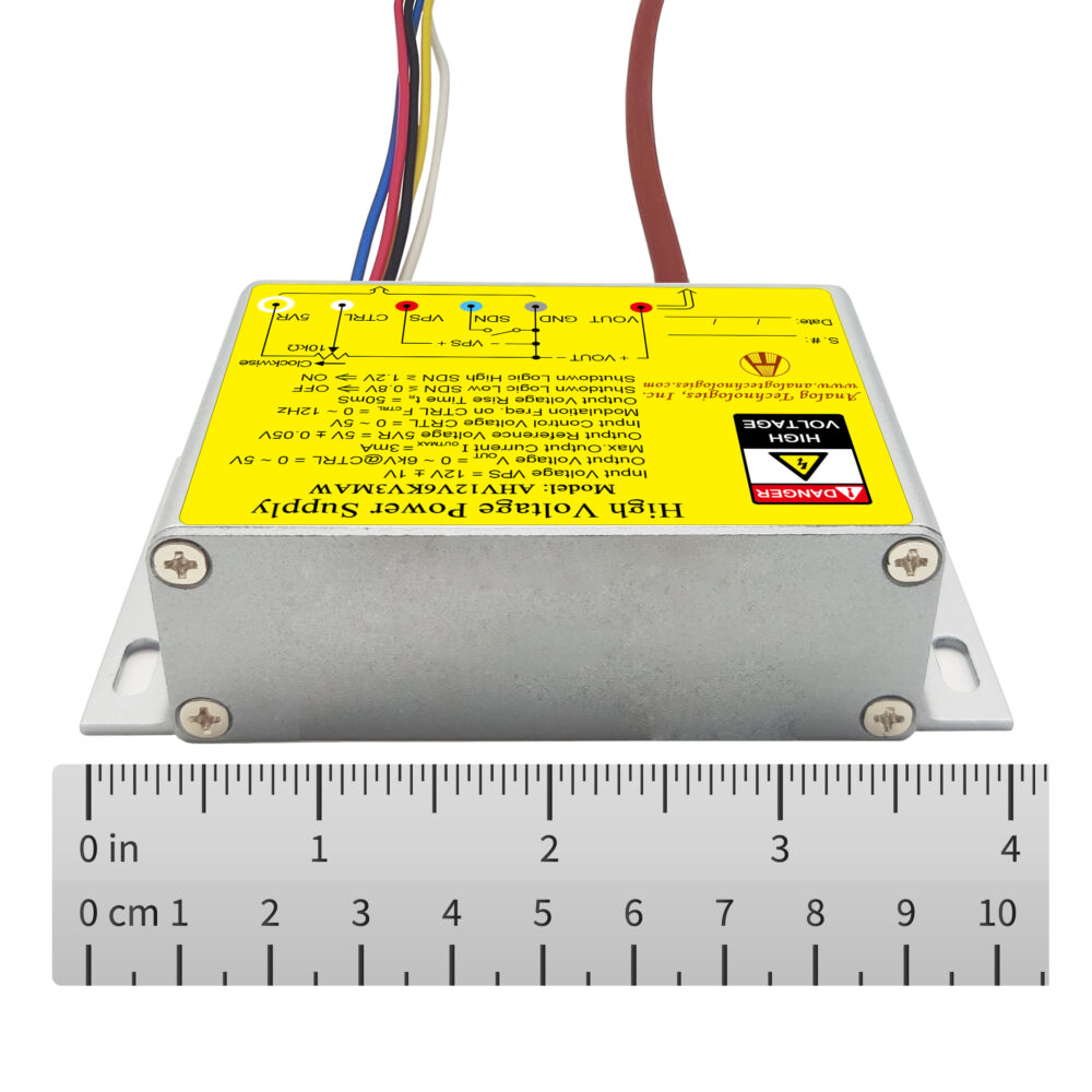 AHV12V6KV3MAW 6kV 3mA DC DC HV Power Supply (12V Input)
