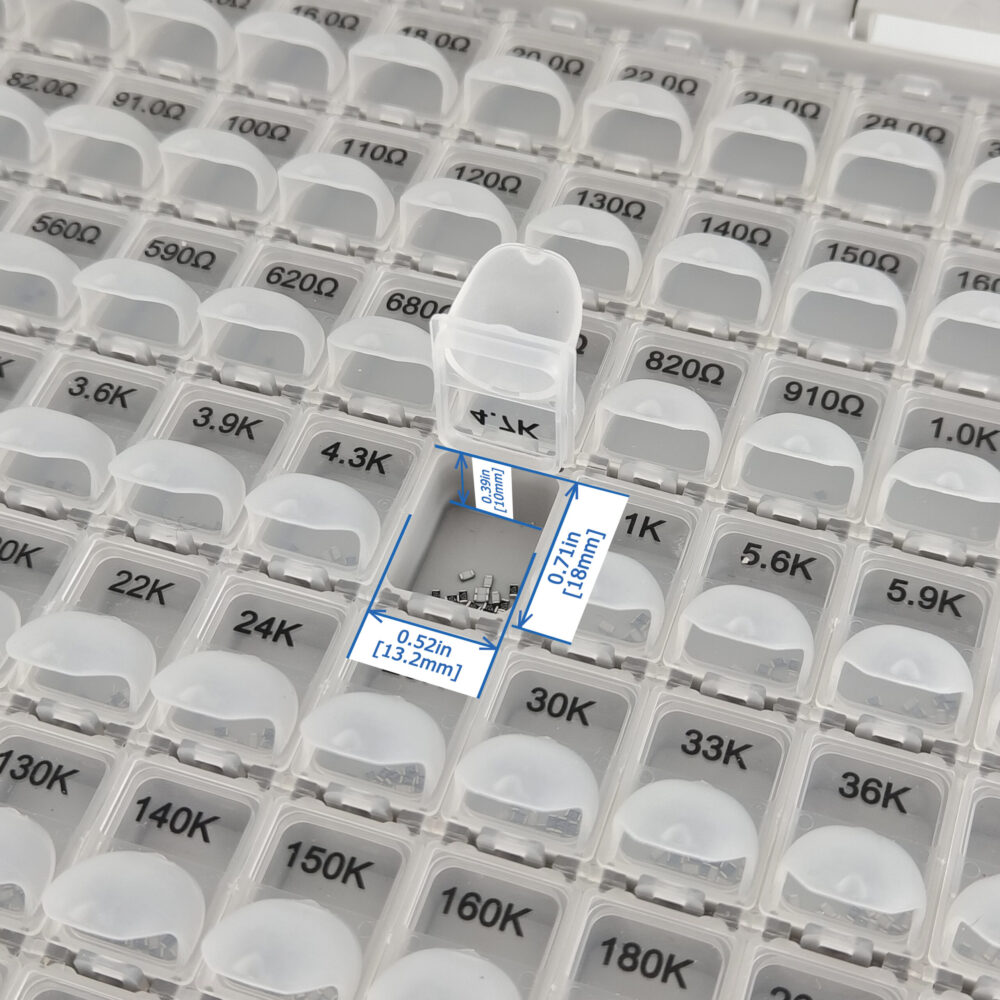 SK200 storage bin size diagram showing compartment dimensions