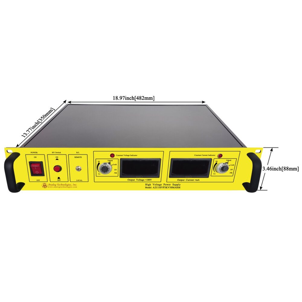 A2UHVAC5KV50MAIRM 5kV 50mA AC DC HV Power Supply (110V / 220V Input)