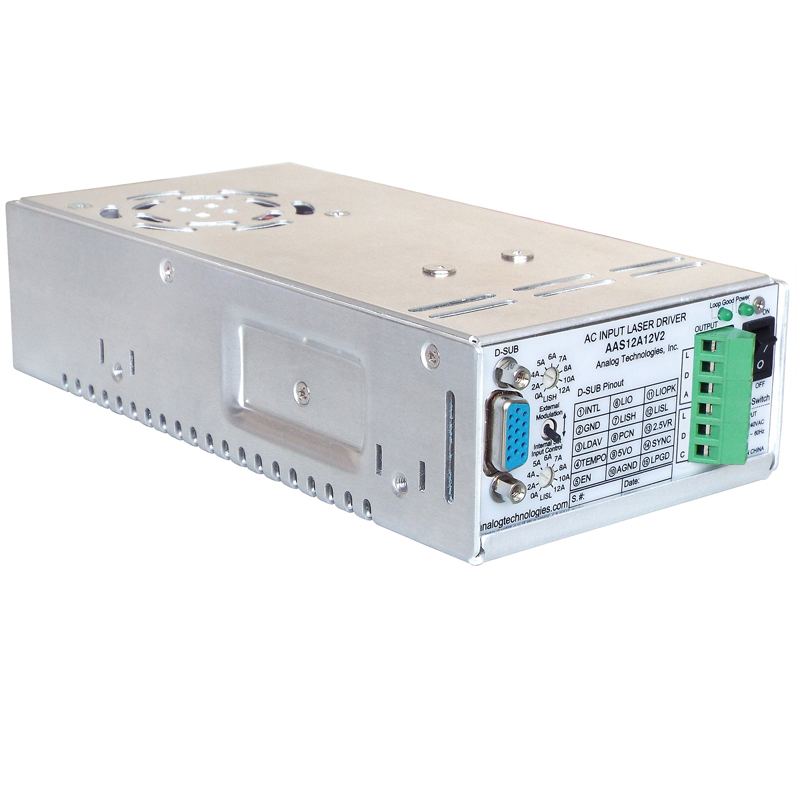 AAS12A12V2 Low Noise Laser Driver, 12A, AC Input