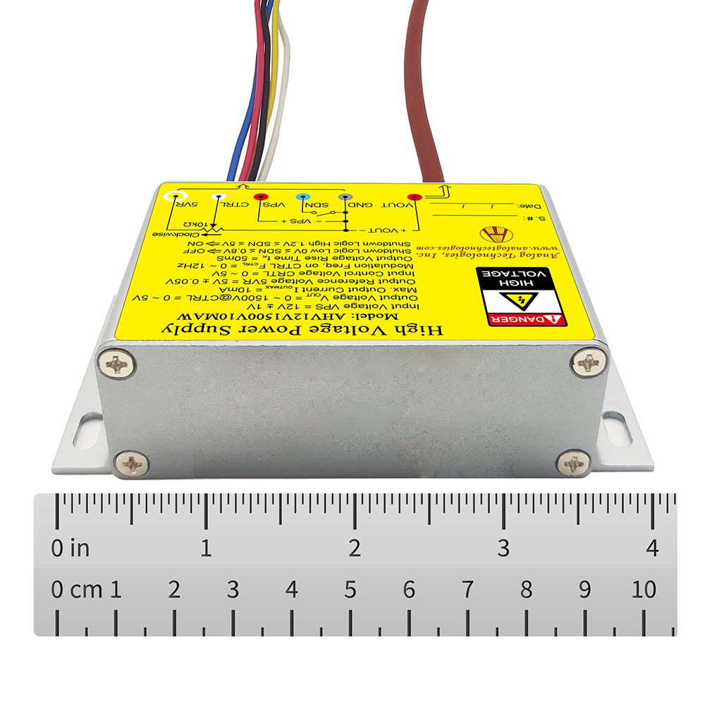 AHV12V1500V10MAW 1500V 10mA DC DC HV Power Supply (12V Input)
