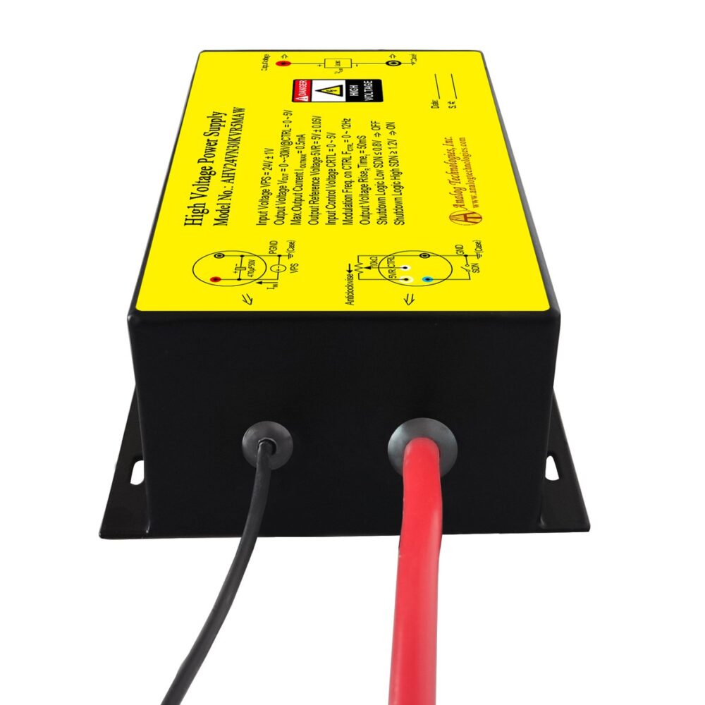 AHV24VN30KVR5MAW &minus;30kV 0.5mA DC DC HV Power Supply (24V Input)