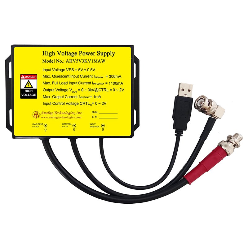 AHV5V3KV1MAW 3kV 1mA DC DC HV Power Supply (5V Input)