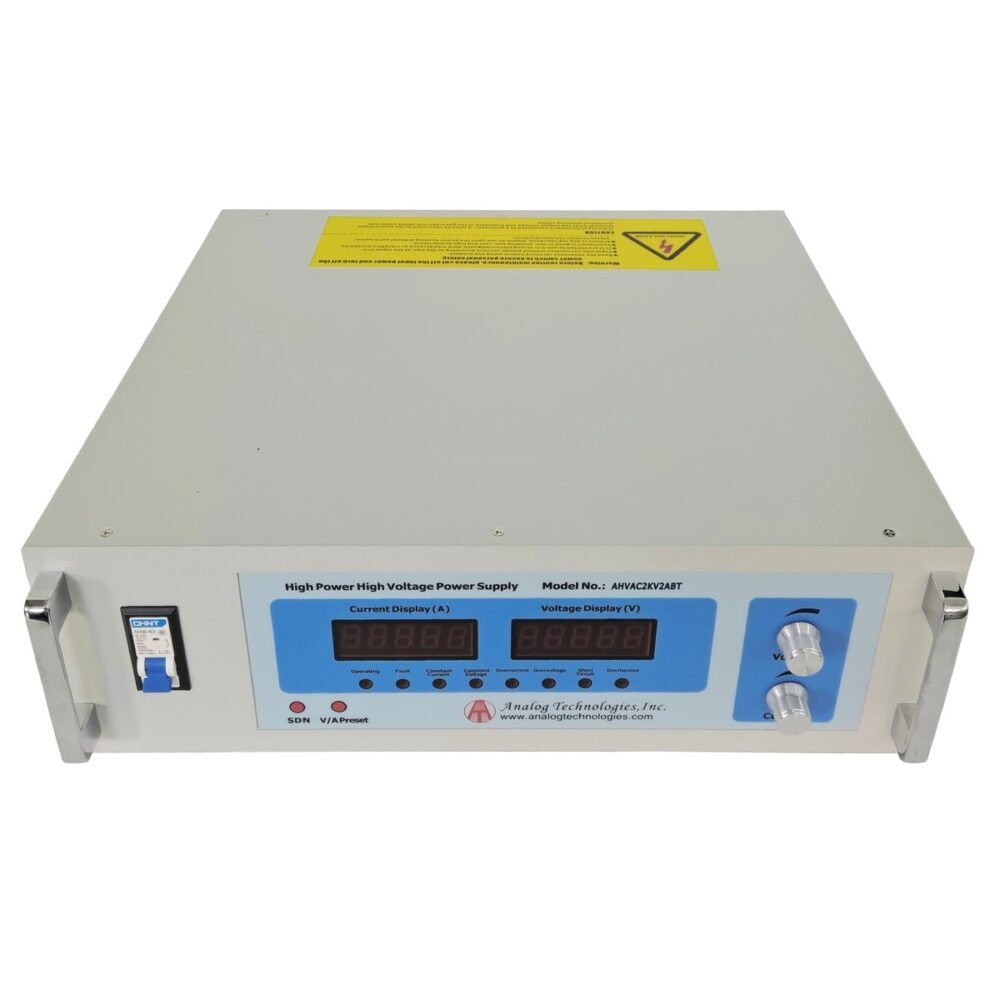 AHVAC2KV2ABT 2kV 2A AC DC HV Power Supply (220 ~ 240V Input)