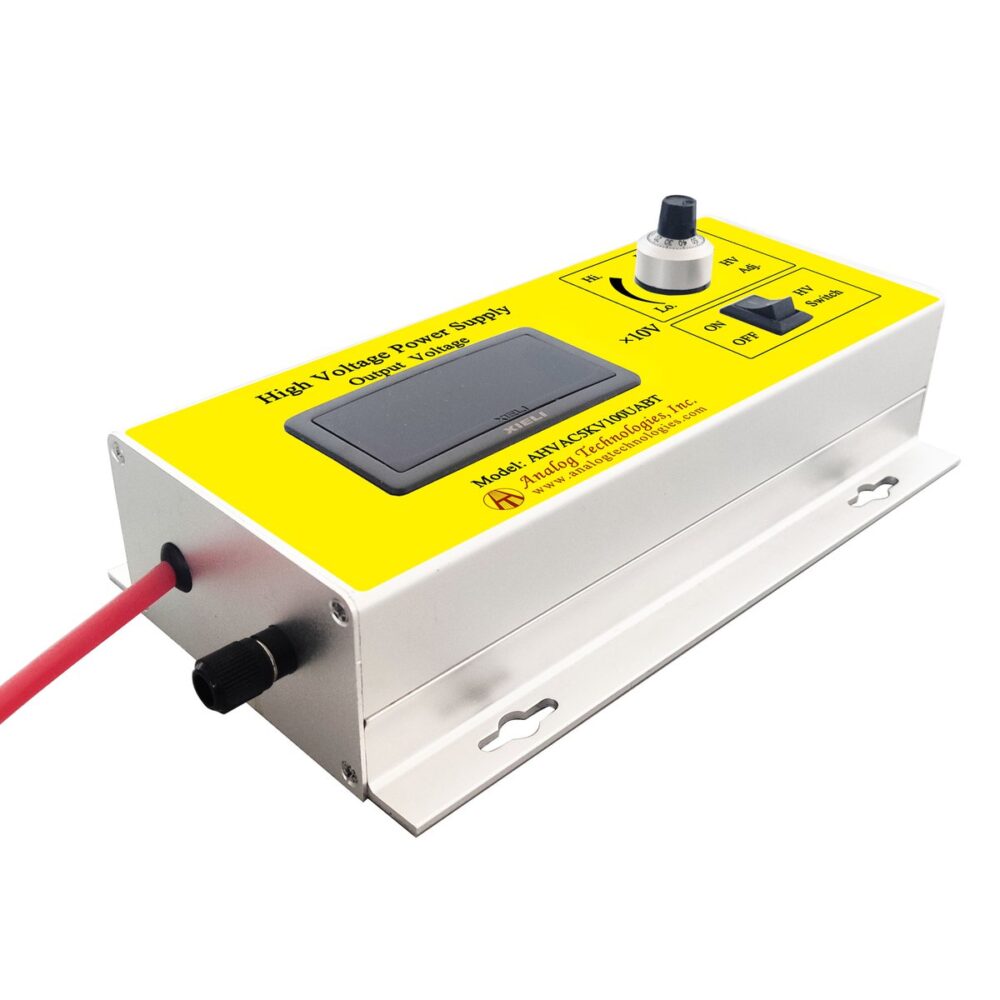 AHVAC5KV100UABT 5kV 0.1mA AC DC HV Power Supply (90 ~ 230V Input)