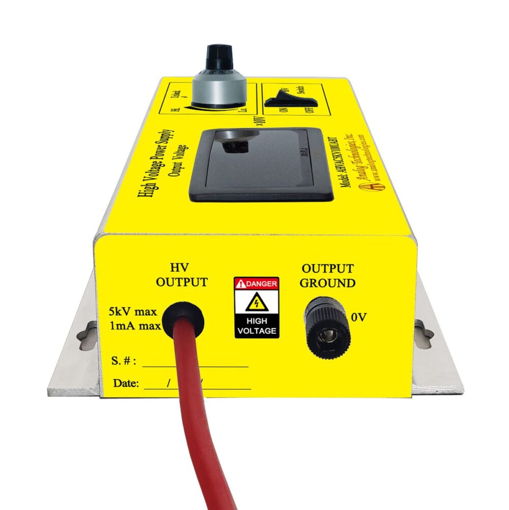 AHVAC5KV100UABT 5kV 0.1mA AC DC HV Power Supply (90 ~ 230V Input)