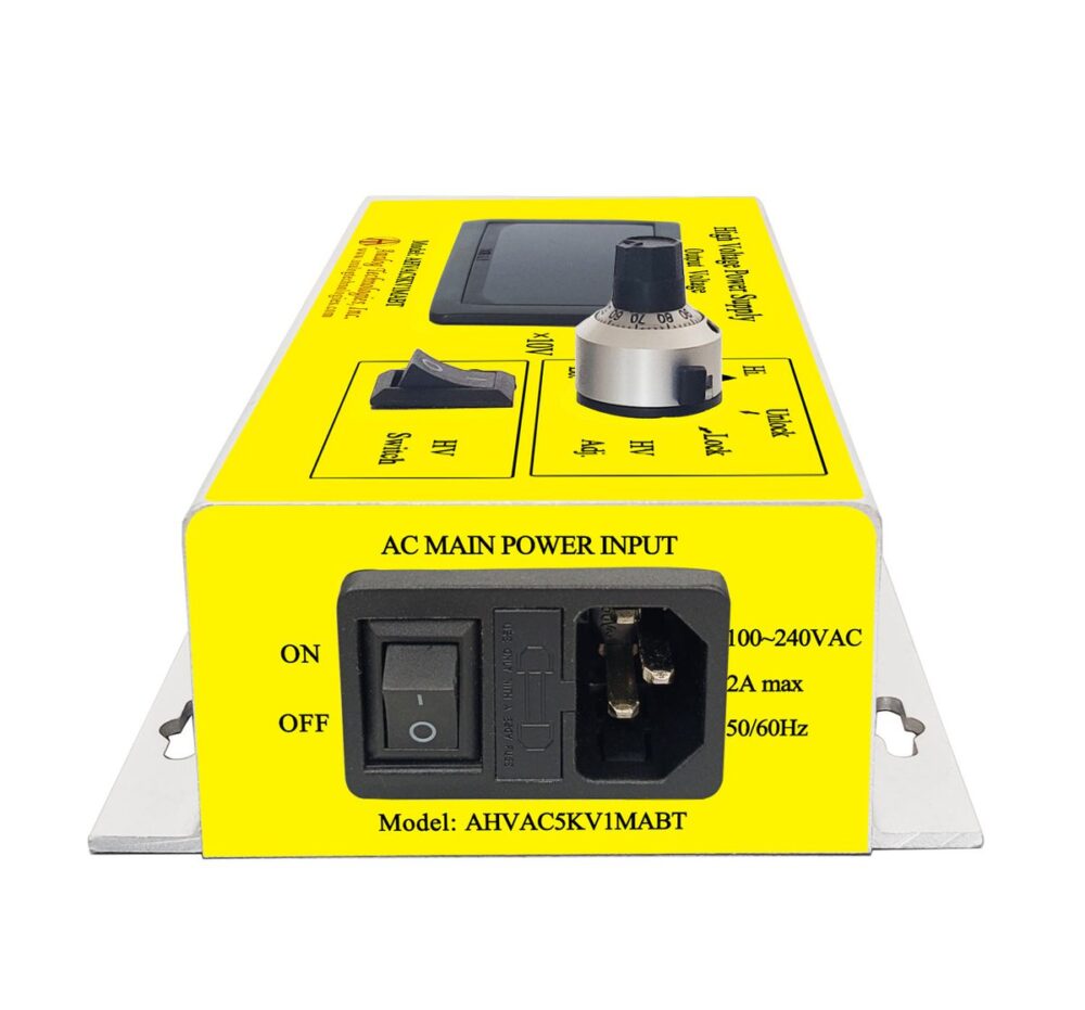 AHVAC5KV1MABT 5kV 1mA AC DC HV Power Supply (100 ~ 240V Input)