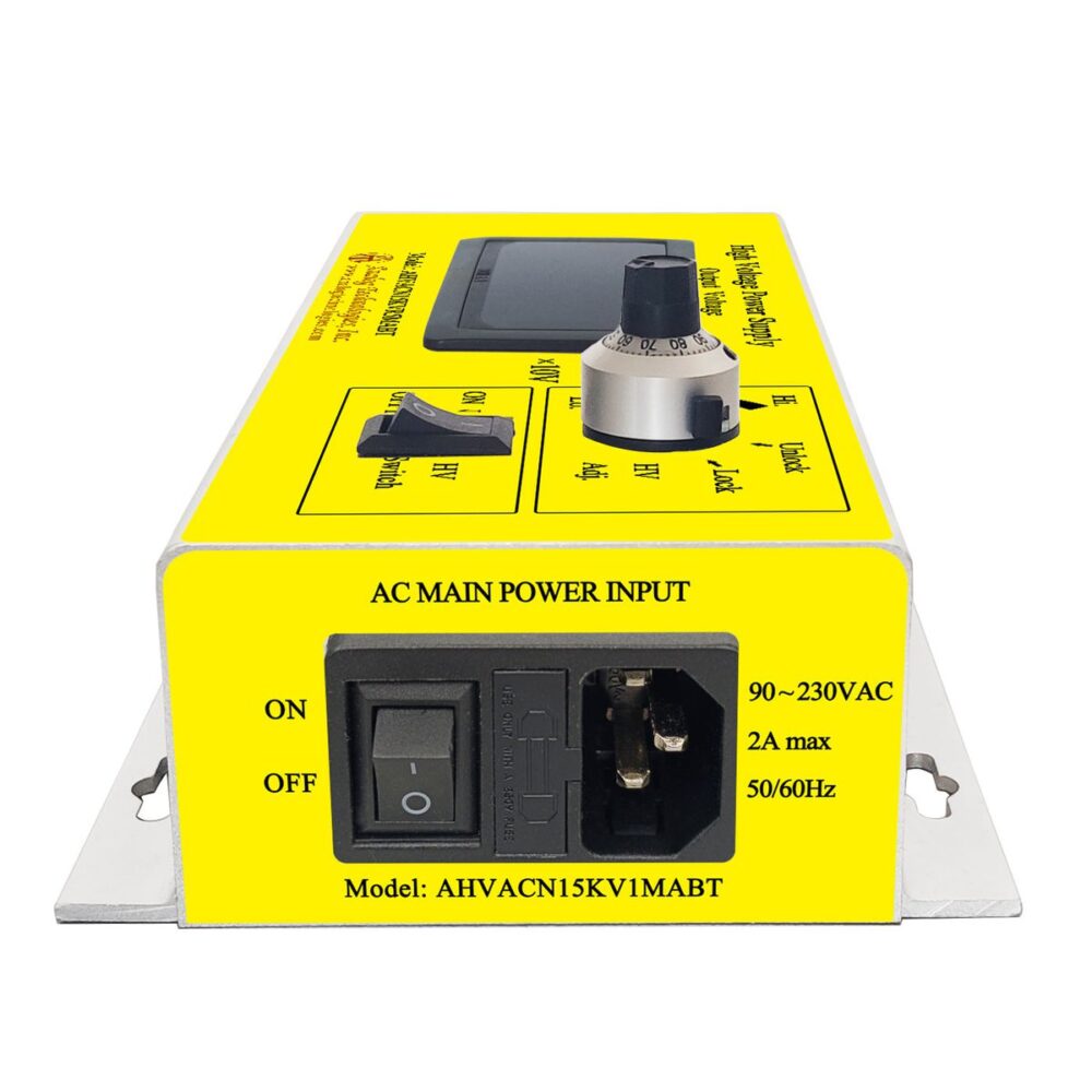 AHVACN15KVR5MABT &minus;15kV 0.5mA AC DC HV Power Supply (90 ~ 230V Input)