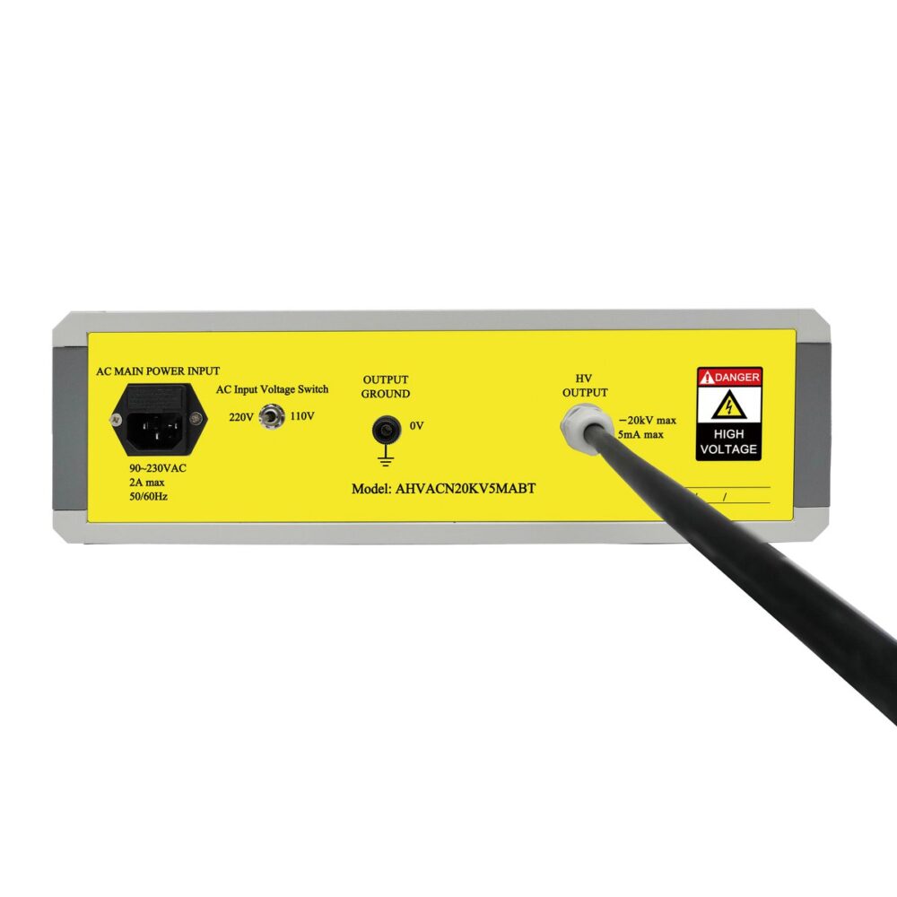 AHVACN20KV5MABT &minus;20kV 5mA AC DC HV Power Supply (90 ~ 230V Input)