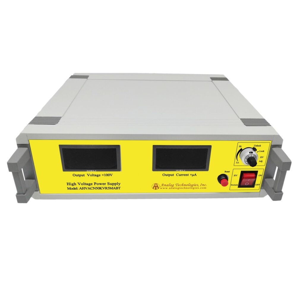 AHVACN50KVR5MABT &minus;50kV 0.5mA AC DC HV Power Supply (90 ~ 230V Input)