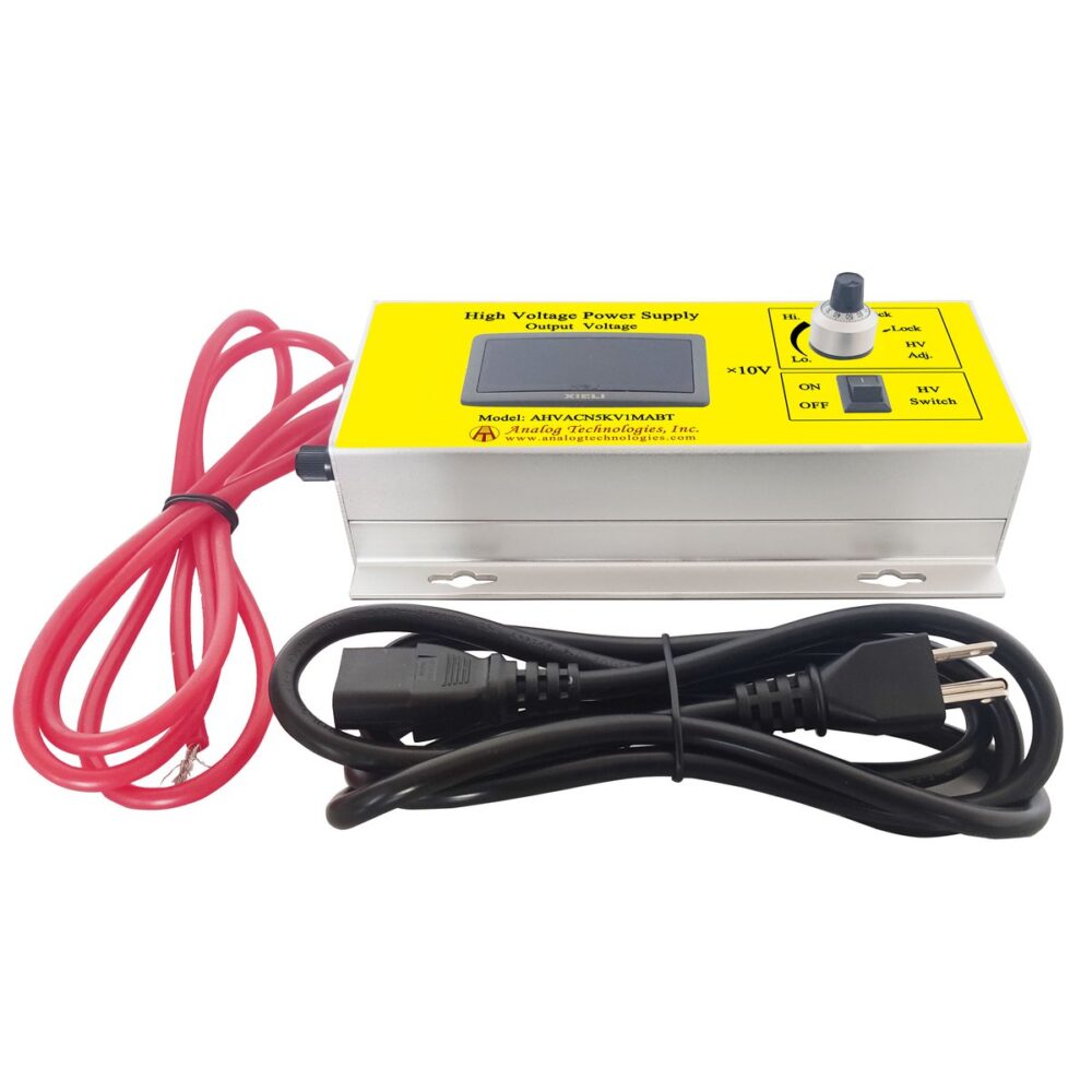 AHVACN5KV1MABT &minus;5kV 1mA AC DC HV Power Supply (100 ~ 240V Input)