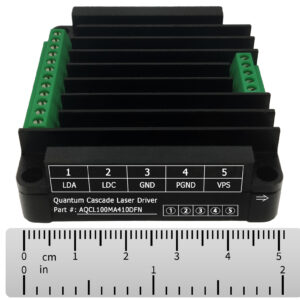 AQCL100MA410DFN Ultra-Low Noise Laser Driver, 100mA, High Voltage DC Input