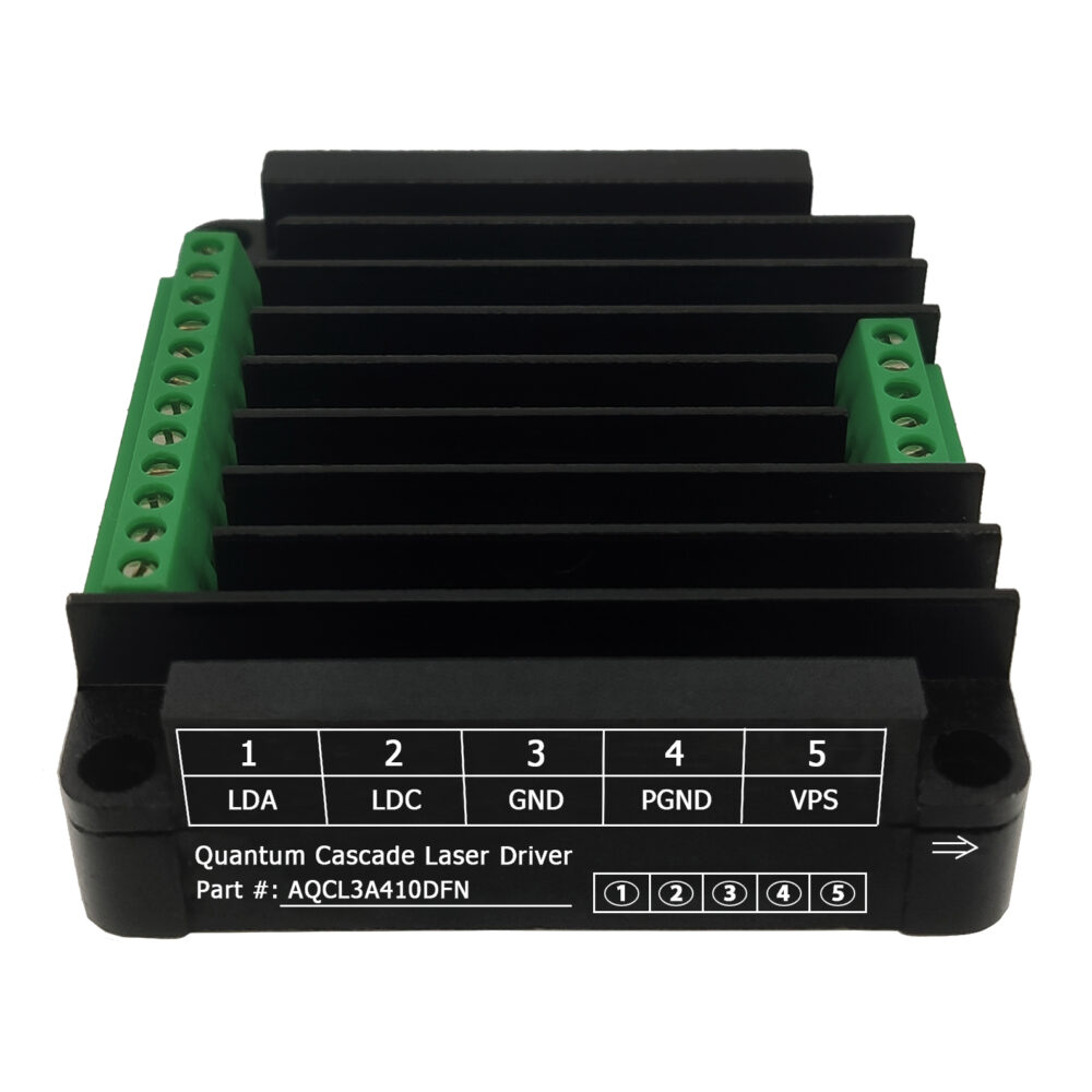 AQCL3A410DFN Ultra-Low Noise Laser Driver, 3A, High Voltage DC Input