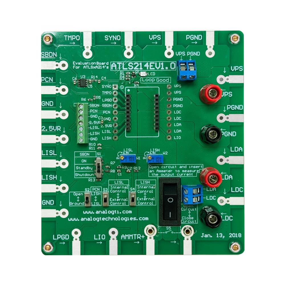 ATLS214DEV1.0 Evaluation Board for ATLSxA214D Series Laser Drivers