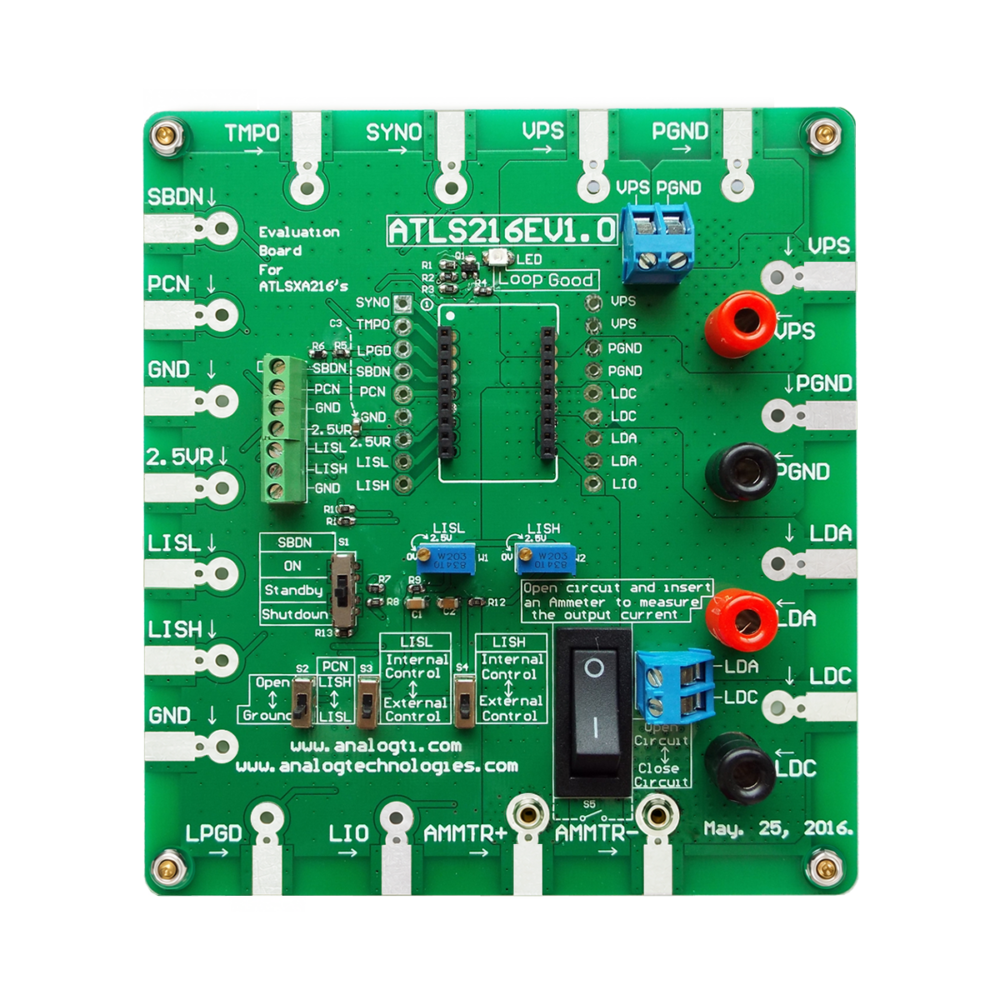ATLS216DEV1.0 Evaluation Board for ATLSxA216D Series Laser Drivers