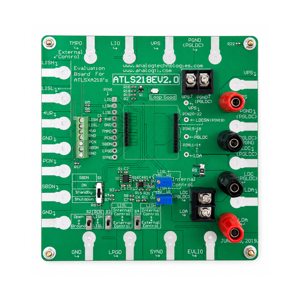 ATLS218EV2.0 Evaluation Board for ATLS15A218 / ATLSxA218 Series Laser Drivers