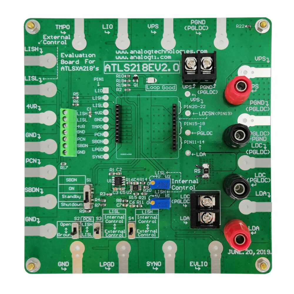ATLS218EV2.0 Evaluation Board for ATLS15A218 / ATLSxA218 Series Laser Drivers