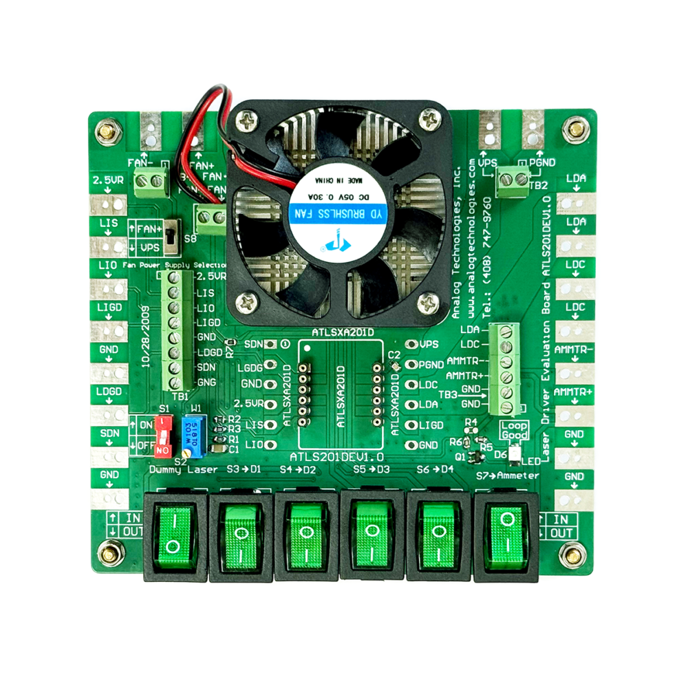 ATLS201DEV1.0 Evaluation Board for ATLSxA201D Series Laser Drivers