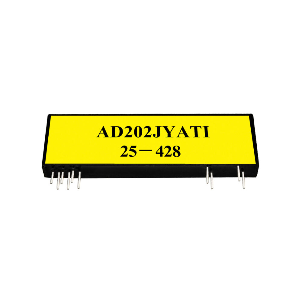 AD202JYATI High Voltage Isolation Amplifier, 1000V Peak Isolation, 130dB CMR, SIP