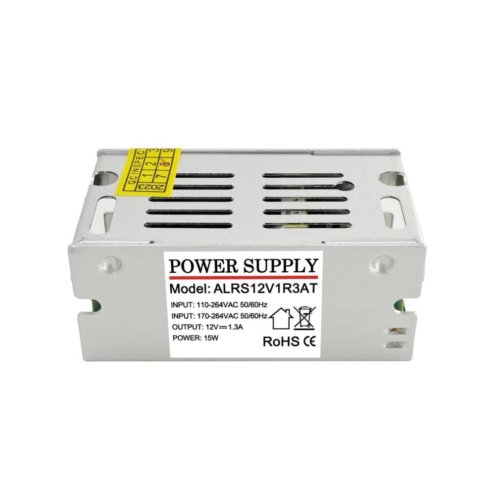 ALRS12V1R3AT 12V 1.3A 15W AC DC Switching Power Supply (90 ~ 264V Input)
