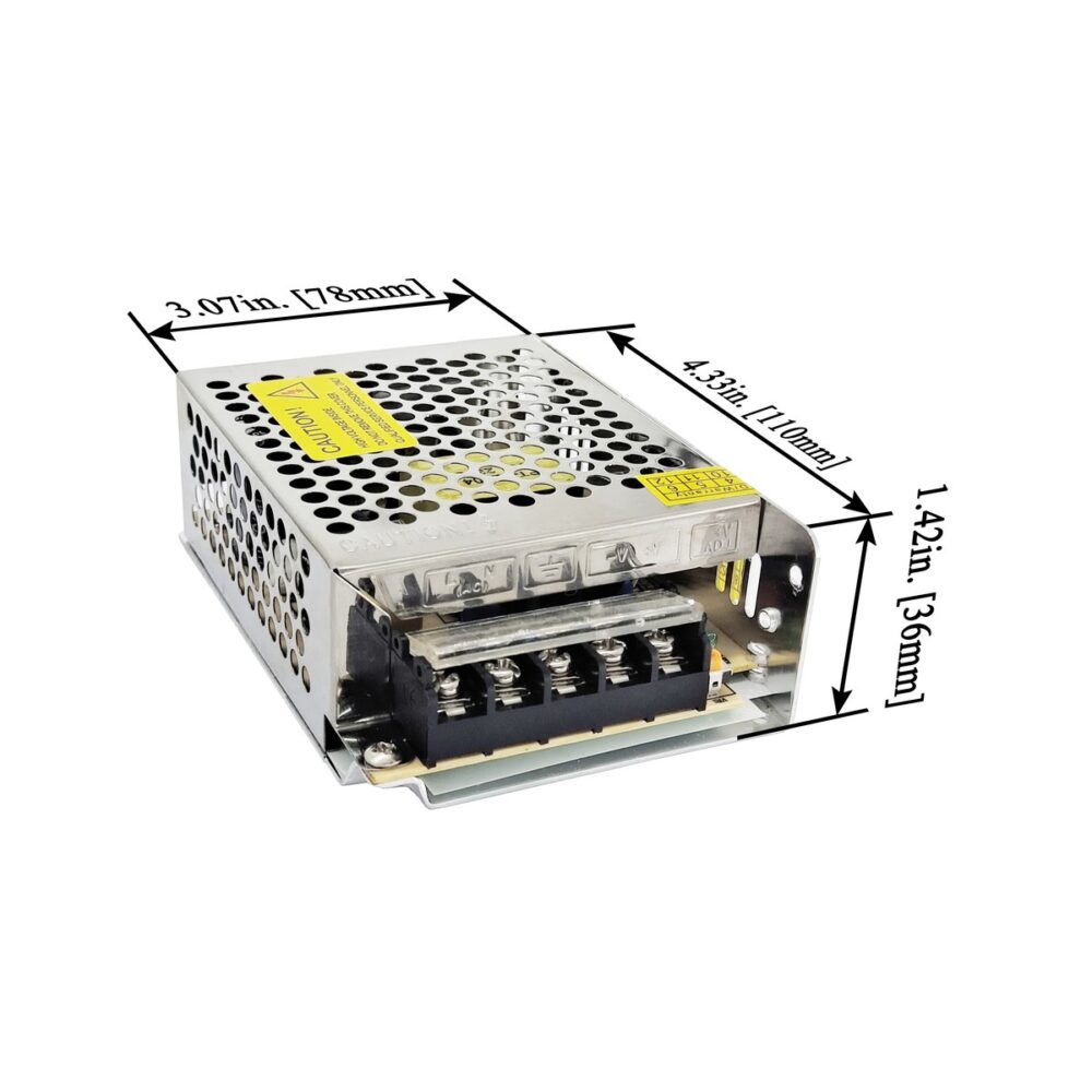 ALRS24V2R5AT 24V 2.5A 60W AC DC Switching Power Supply (90 ~ 264V Input)