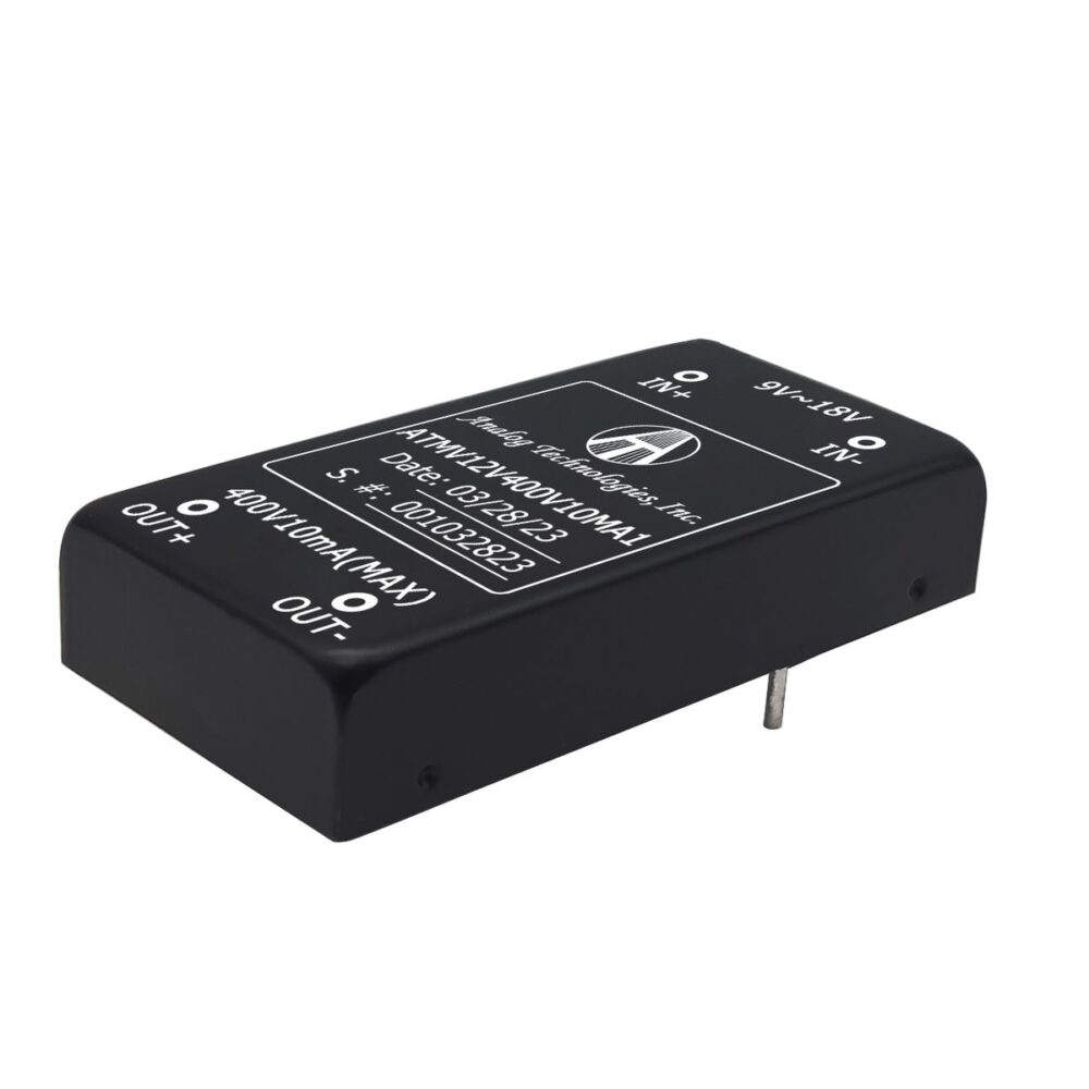 ATMV12V400V10MA1 400V 10mA 4W Isolated DC-DC Converter (12V Input)
