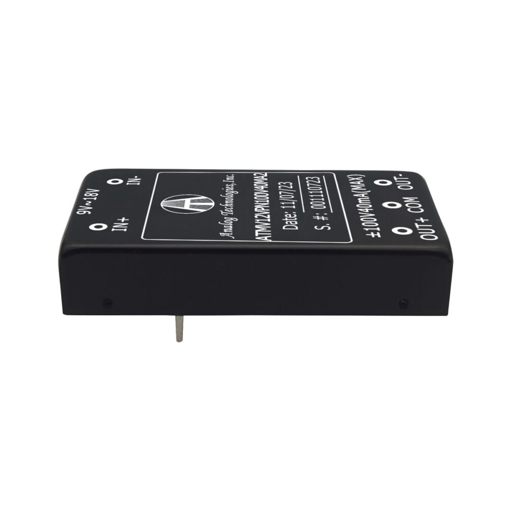 ATMV12VPN100V40MA2 ±100V ±40mA 8W Isolated DC-DC Converter (12V Input)