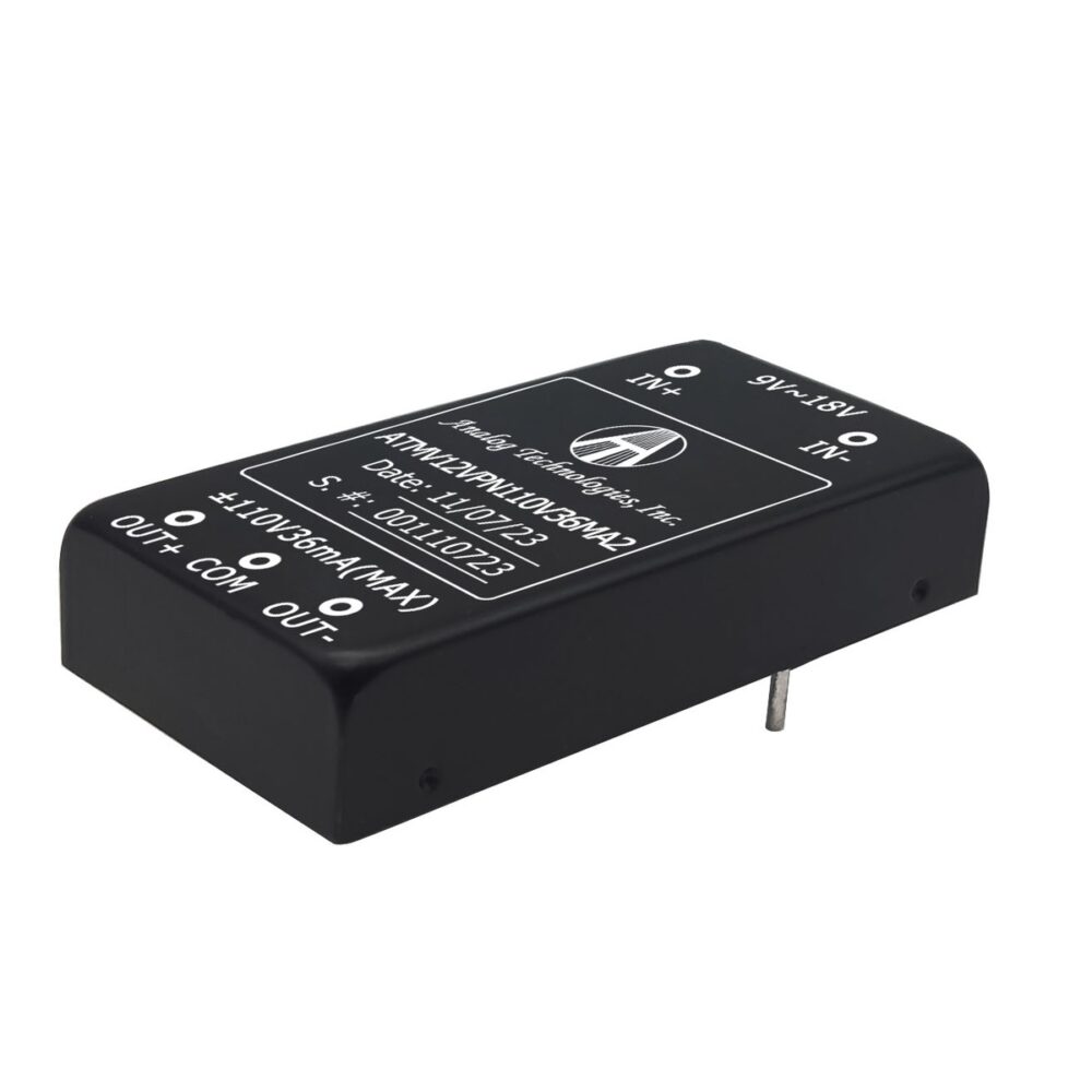 ATMV12VPN110V36MA2 ±110V ±36mA 8W Isolated DC-DC Converter (12V Input)