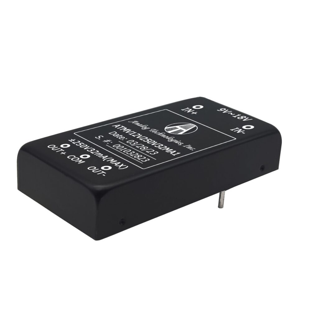 ATMV12VPN50V80MA2 ±50V ±80mA 8W Isolated DC-DC Converter (12V Input)