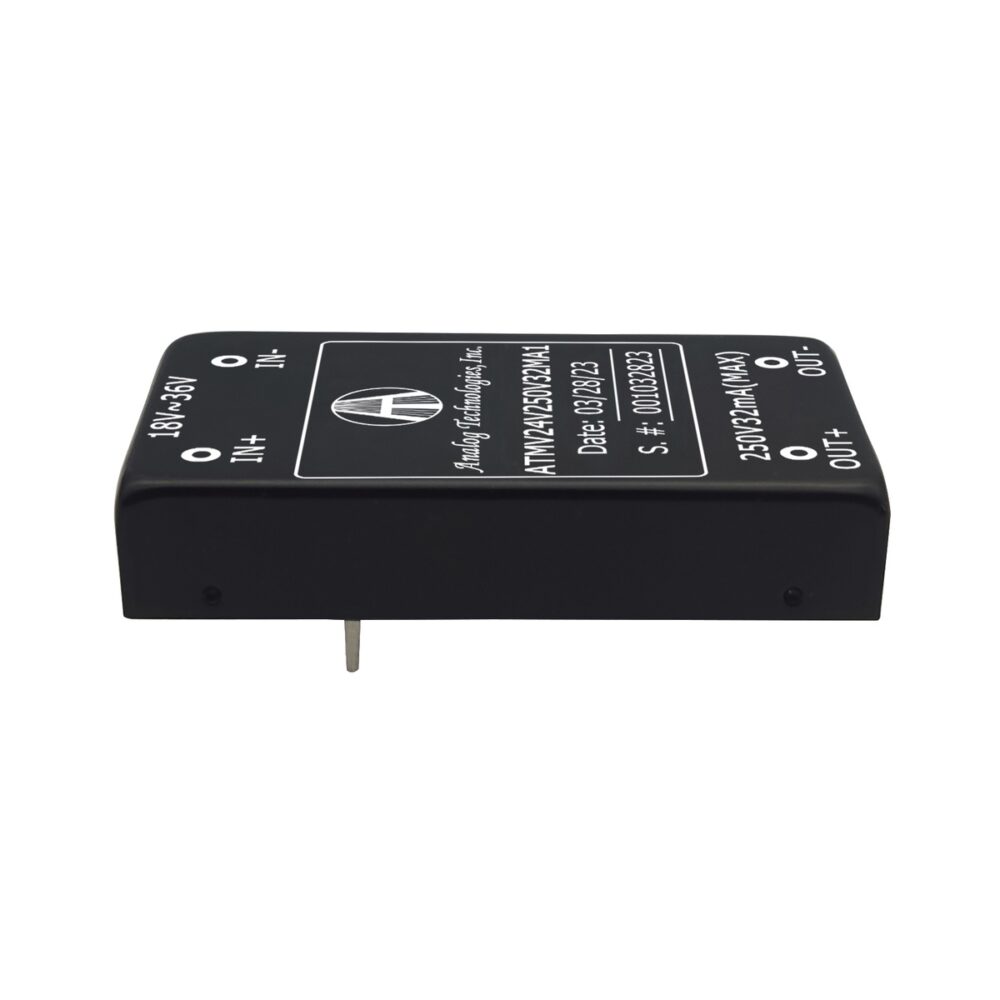 ATMV24V250V32MA1_1 ATMV24V250V32MA1 250V 32mA 8W Isolated DC-DC Converter (24V Input)