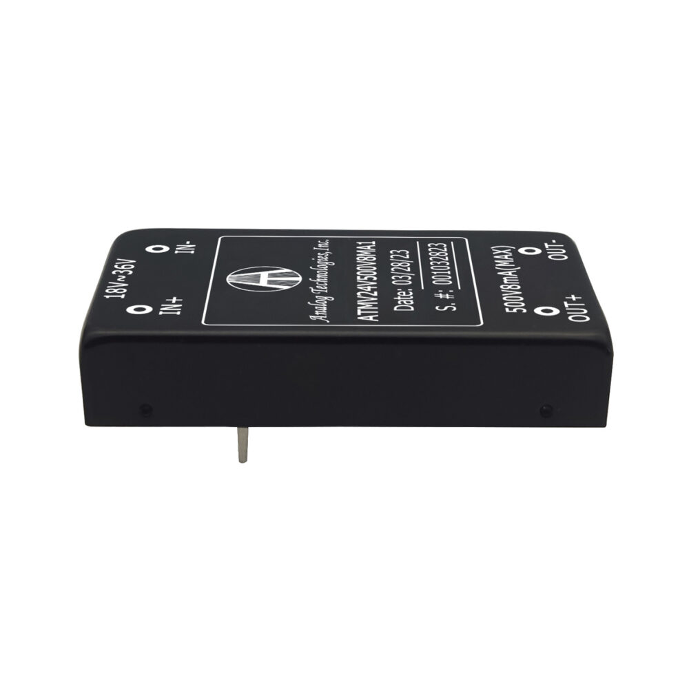 ATMV24V500V8MA1 500V 8mA 4W Isolated DC-DC Converter (24V Input)