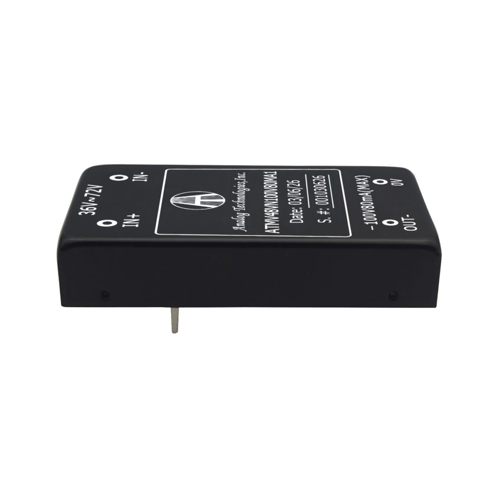 ATMV48VN100V80MA1 −100V 80mA 8W Isolated DC-DC Converter (48V Input)