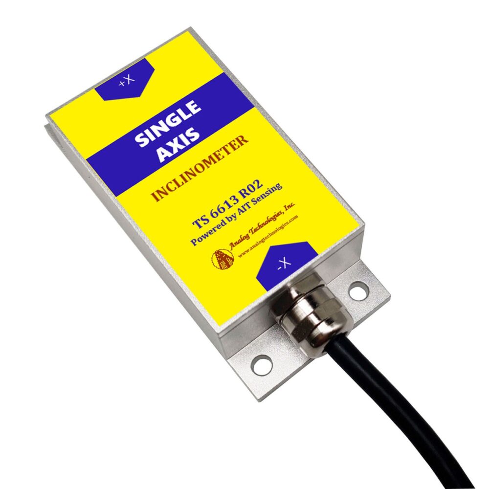TS-6613-R02-485 Single Axis ±0.01° ±90° RS485 Tilt Sensor (90×40.5×26mm)