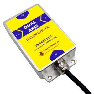 TS-9827-R02 TS-9827-R02-485 Dual Axis ±0.001° ±15° RS485 Tilt Sensor (103.8×55.4×26mm)