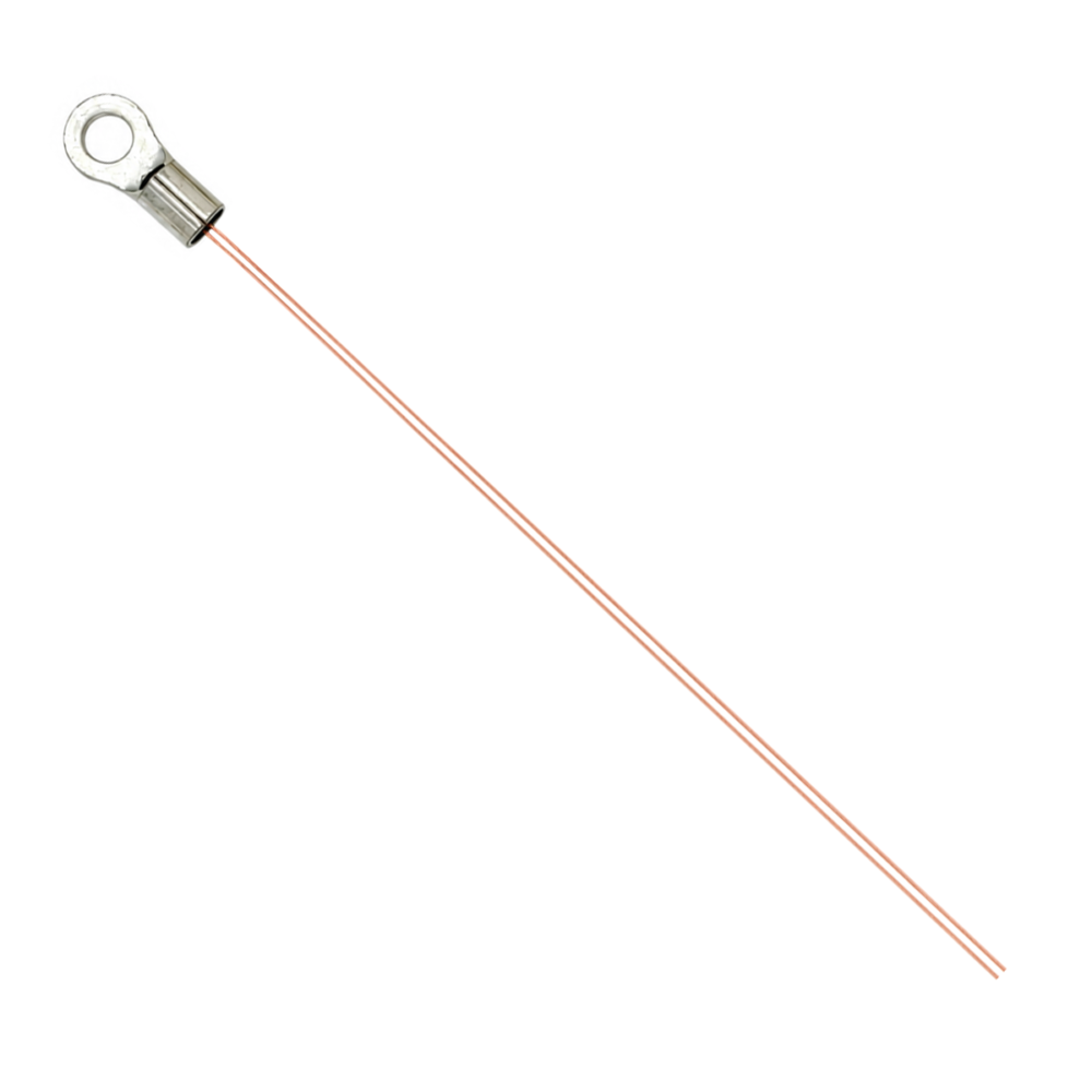 ath-lug-L2B ATH100KL2C 100KΩ 1% 3950K NTC Thermistor (Ring Lug, Bare Leads)