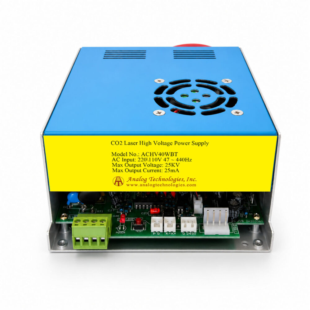 ACHV40WBT 25kV 25mA CO2 Laser HV Power Supply (110/220V Input)