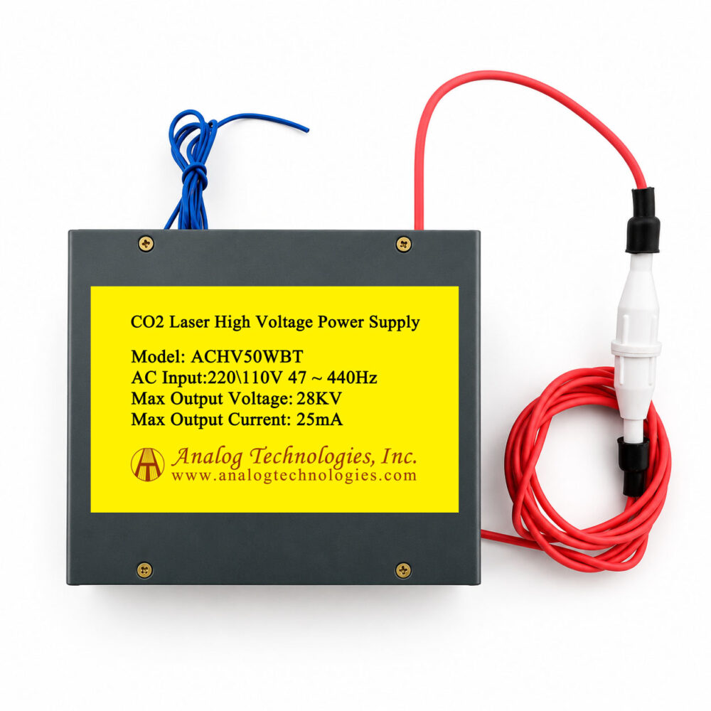 ACHV50WBT 28kV 25mA CO2 Laser HV Power Supply (110/220V Input)