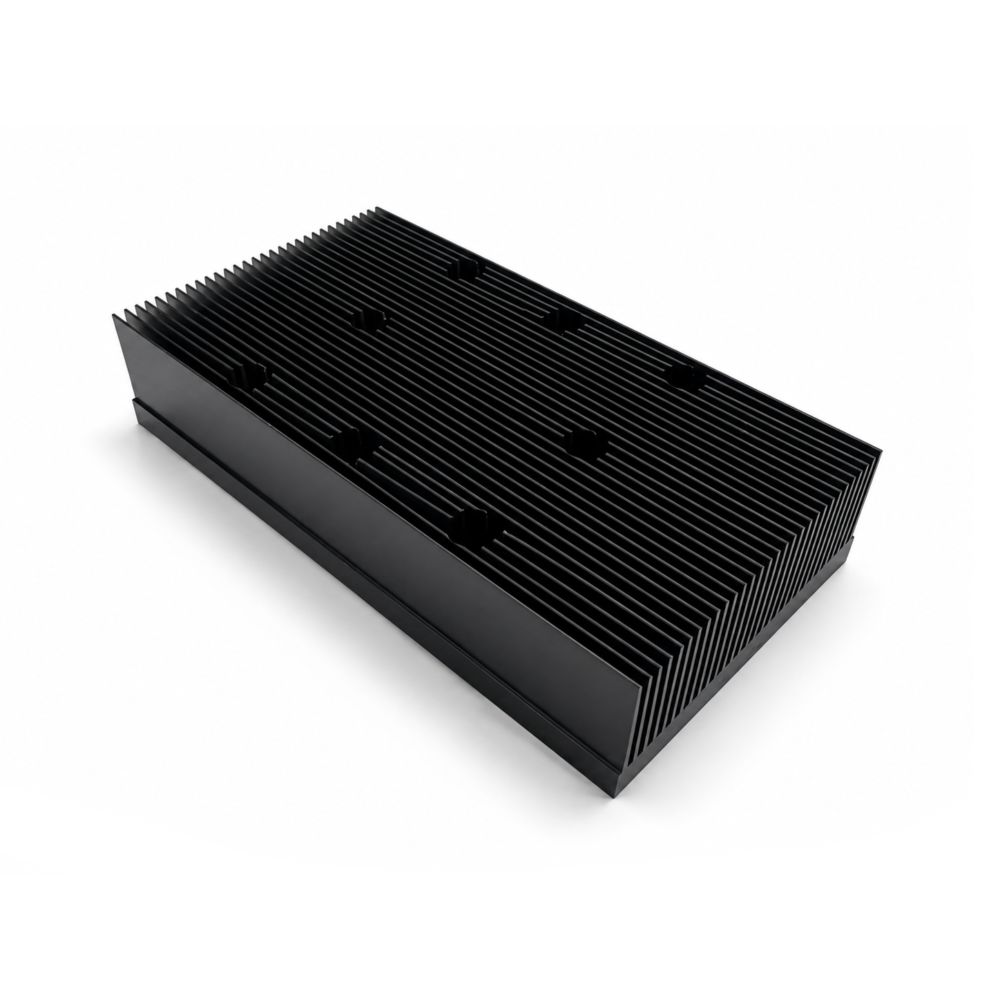 ATHS-2/164/90/35H8 Aluminum Heat Sink (164×90×35mm)