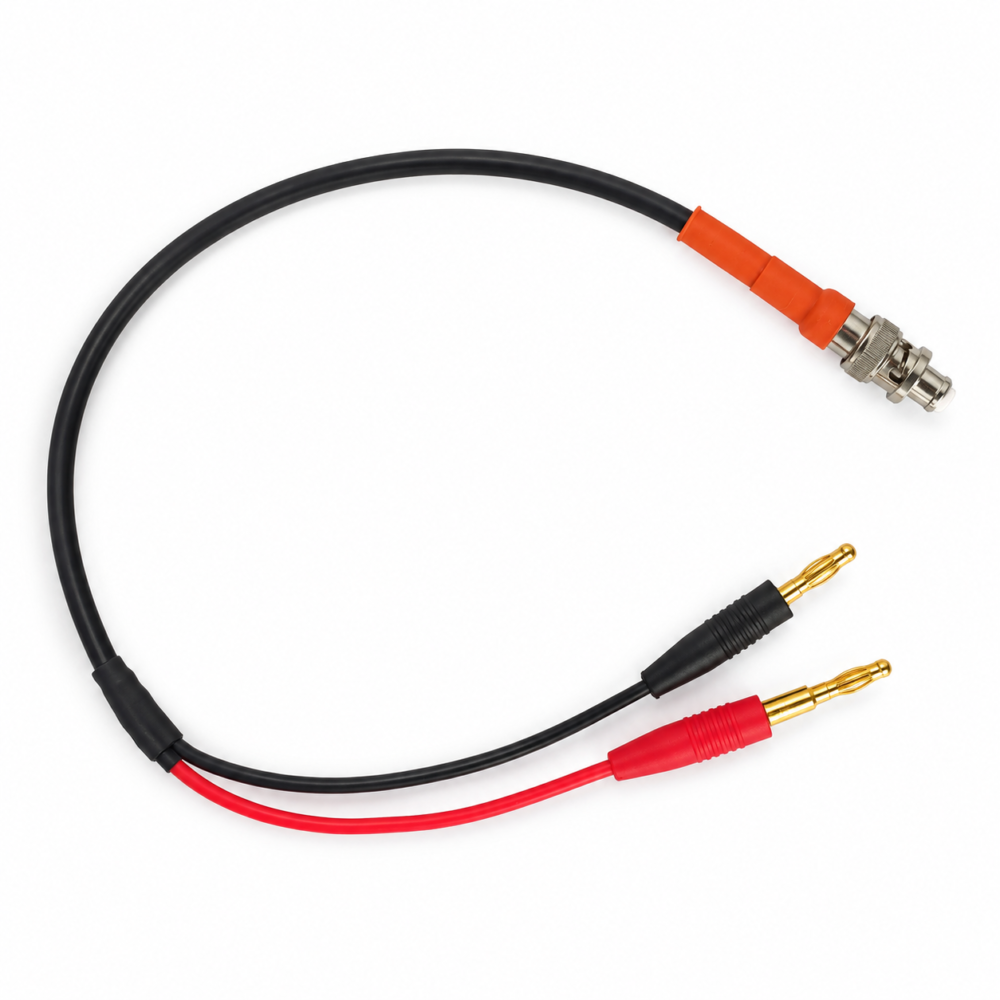 SHV Male to 4mm Banana Plug Cable, 5kV, 0.3m